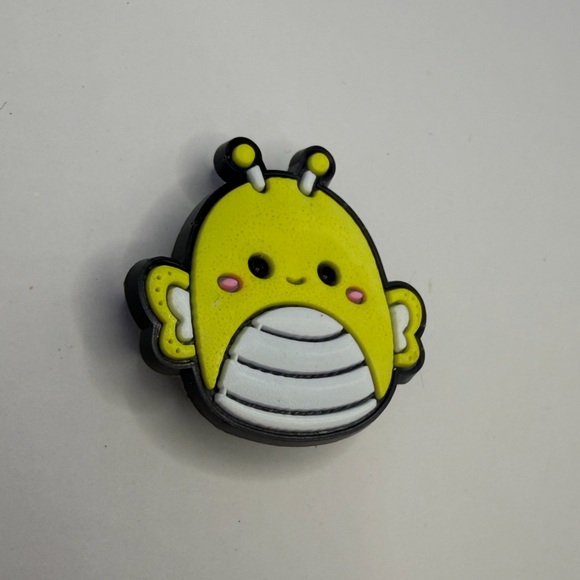 Nixie The Butterfly Yellow Squishmallow Croc Shoe Charm - Picture 2 of 4
